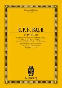Concerto La Per Fl(Vc O Cemb) E Archi (Kneihs)